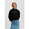 MIKINA KARL LAGERFELD JEANS KLJ RELAXED PINKTUCK HOODIE BLACK