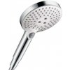 Hansgrohe Raindance Select S - Sprchová hlavica 120, 3 prúdy, EcoSmart, biela/chróm - 26531400