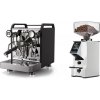 Rocket Espresso Mozzafiato FAST R, black + Eureka Mignon Specialita Smart, CR white