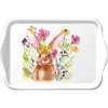 Ambiente Europe BV Podnos Zajačica s kvetinovou čelenkou 13x21cm
