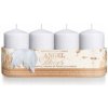Tradičná parafínová sviečka Angel Wings Bartek Candles 4 ks