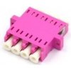 XtendLan LC-LC quad adaptér, MM, OM4, fialová, do optických rozvádzačov