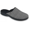 Šľapky BEFADO 548M021 sivé káro-v ext. sklade