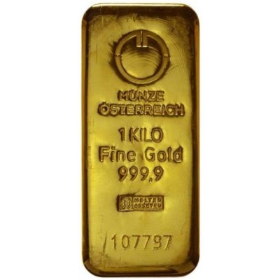 Münze Österreich zlatá tehlička 1000 g