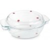 TESCOMA Okrúhly pekáč s poklopom GrandCHEF, 32cm, sklenený