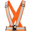 CXS Reflexný elastický KRÍŽ CROSS, oranžový