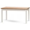 STIMA Rozkladací jedálenský stôl W21 dub wotan/biela 140(180)x80