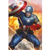 Plagát, Obraz - Captain America - Under Fire, 61 × 91.5 cm