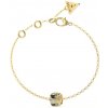Guess Slušivý pozlátený náramok s kryštálmi Fabulous Me JUBB05192JWYGBK 18,5 cm