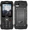 EVOLVEO StrongPhone H1, vodotěsný odolný Dual SIM telefon, černá-stříbrná
