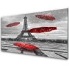 Sklenený obklad Do kuchyne Eiffelova veža paríž dáždnik 100x50 cm