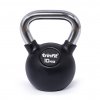 TRINFIT Kettlebell kov / guma s chrom madlem PREMIUM 10 kg