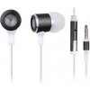 GEMBIRD MHS-EP-001 - špuntové slúchadlá s mikrofónom, kovové, čierna-biela