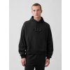 GAP Oversize mikina s logom VintageSoft čierna