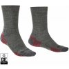 Pánske turistické ponožky Bridgedale Lightweight Merino Boot Grey/Heather Veľkosť: EUR 40-43