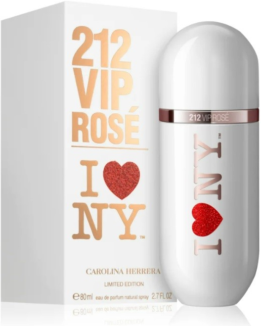 Carolina Herrera 212 VIP Rosé I love New York parfumovaná voda dámska 80 ml