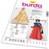 Strih Burda 2480 - Šaty pre princeznú, Snehulienka