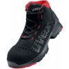 Uvex 8547 S1 SRC obuv Čierna-Červená