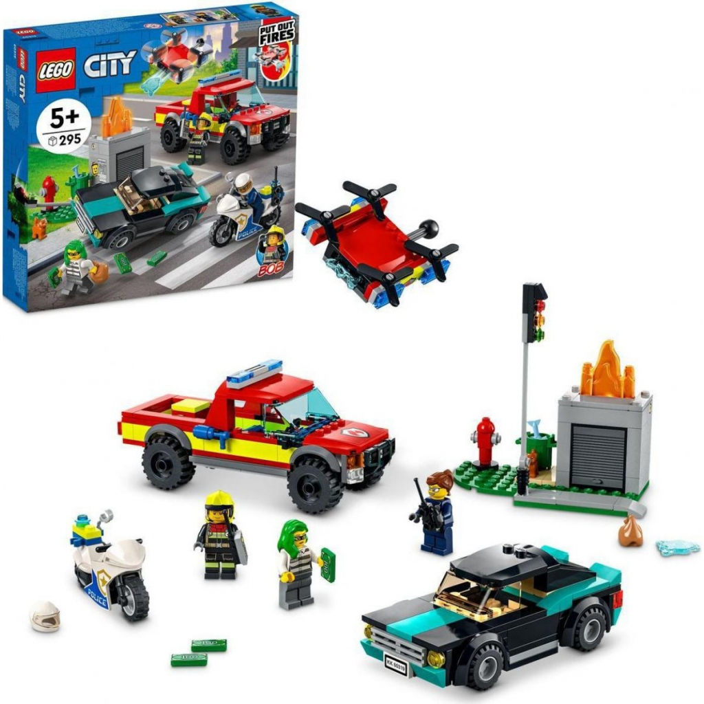 LEGO® City 60319 Hasiči a policajná naháňačka od 17,8 € - Heureka.sk