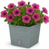 ProsperPlast Kvetináč FURU SQUARE LOW | betón 24 cm