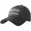 ROTHCO čiapka US vlajka s modrou linkou SIVÁ