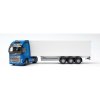 EMEK Hračka kamión Volvo FH16 750 Globetrotter XL modrý s návesom