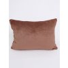 MKLozkoviny.sk Obliečka na vankúš mikroplyš 50 × 70 cm – Laura mocha mousse- -
