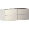 Hansgrohe Xevolos E - Umývadlová skrinka 137x56x55 cm, 4 zásuvky, matná béžová/metalická béžová 54237790