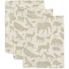 Jollein žinky Animals Olive Green 3 ks