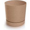Kvetináč plast béžový Prosperplast 19,6 cm x 19,9 x 19,6 cm