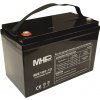 ABCtech MHPower MS100-12 olověný akumulátor AGM 12V/100Ah, Terminál T3 - M8