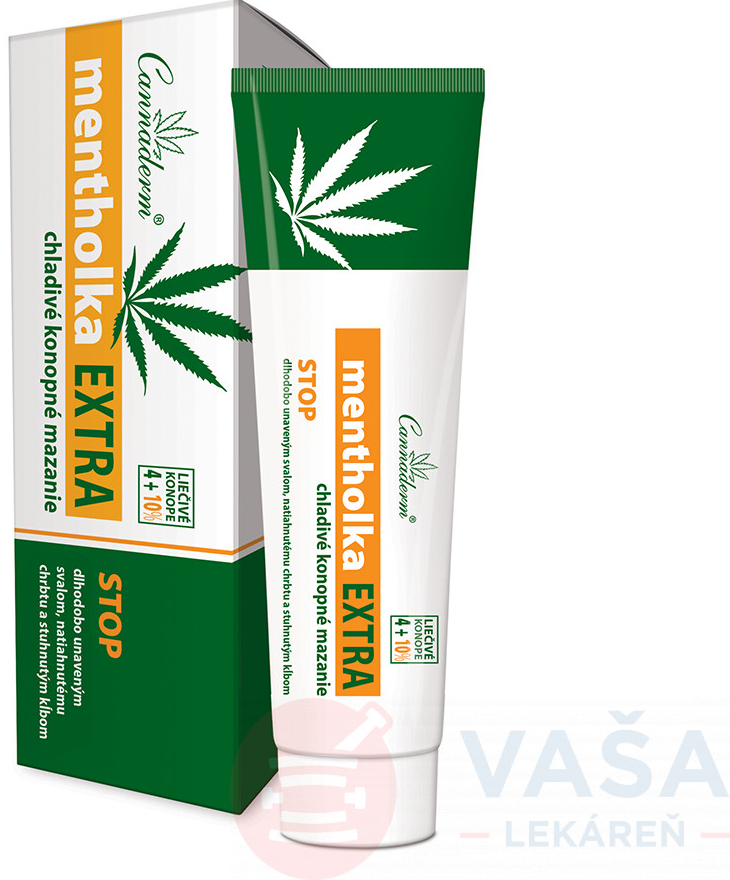 Cannaderm Mentholka Extra konopné mazanie 150 ml