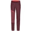 Ortovox BRENTA PANTS W winetasting XS; Červená kalhoty
