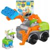 Stavebnica Mega Bloks GYH93 Labková patrola (Paw Patrol) - Smetiarske Auto (Recyklačné vozidlo) Rockyho