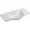 Aqualine ZARA 100 keramické umývadlo na nábytok 99,5x46,5cm, biela 10100