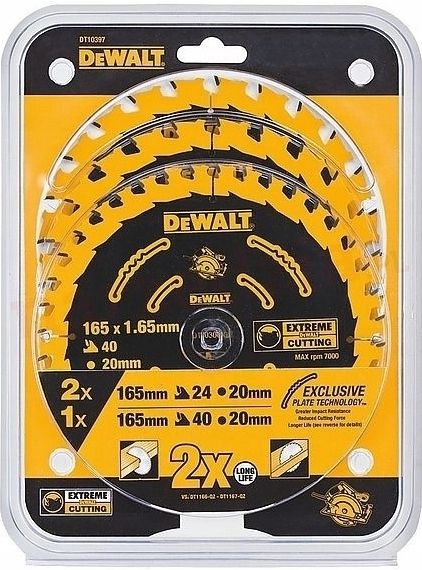 DeWalt DT10397 Pílový kotúč Extreme 2nd Fix 3 Pack