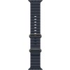 Řemínek Apple Watch 49mm námořnicky modrý Oceánský řemínek - provedení z přírodního titanu (MXTH3ZM/A)