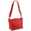 NovaKabelka.sk Batilda Rosso kožená talianska crossbody kabelka červená