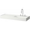 Laufen Kartell umývadlo 120x60 cm obdĺžnik umývadlo na nábytok biela lesklá H8133324001121