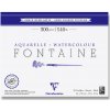 Akvarelový blok Clairefontaine Fontaine Semi Glazed - 24 x 30 cm, 25 listov, 300 g