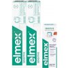 Elmex Sensitive Zubná pasta Duopack + ústna voda (Výhodný set) 2x75 ml pasta na zuby + 100 ml ústna voda zadarmo