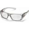 Pyramex Emerge ESG7910DRX, ochranné okuliare, priesvitný sivý rám, číre
