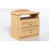 Dreveny nočny stolík Vanesa -dvojzásuvkový