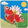 Bigjigs Toys Vkladacie puzzle životné cykly motýľa