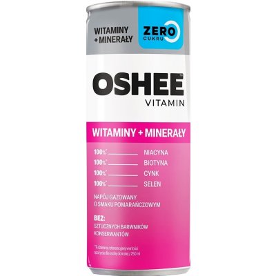Oshee ZERO Vitamins+Minerals 250 ml