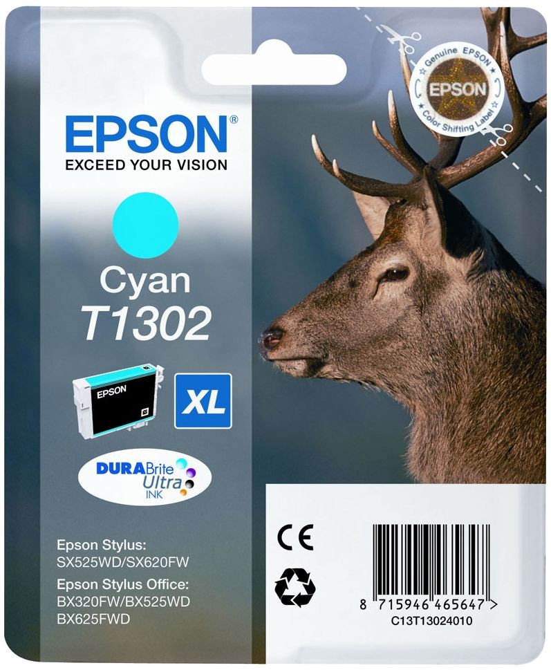 Epson T1302 XL Cyan - originálny