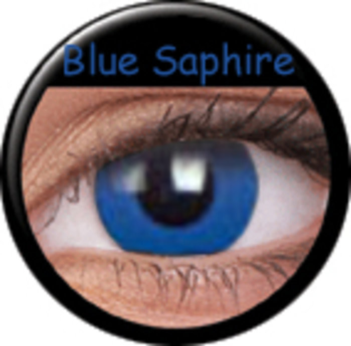 MaxVue ColorVue Crazy šošovky Phantasee Blue Saphire ročné nedioptrické 2 ks
