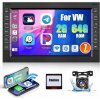 RÁDIO ANDROID 13 AUTO VW BORA T5 GOLF 4 PASSAT SEAT CARPLAY 2/32GB