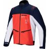 Bunda LITE-DURA SOFTSHELL, ALPINESTARS (modrá/oranžová/bílá, vel. L)