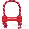 Kong Goodie Bone Medium gumová kost s lanem 14 cm